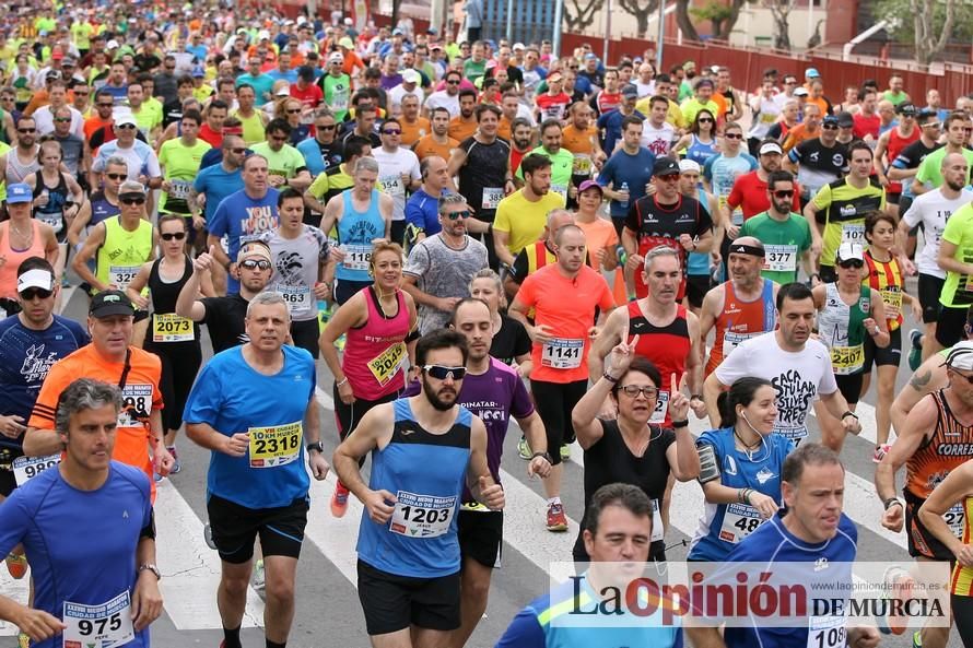 Media Maratón de Murcia: salida