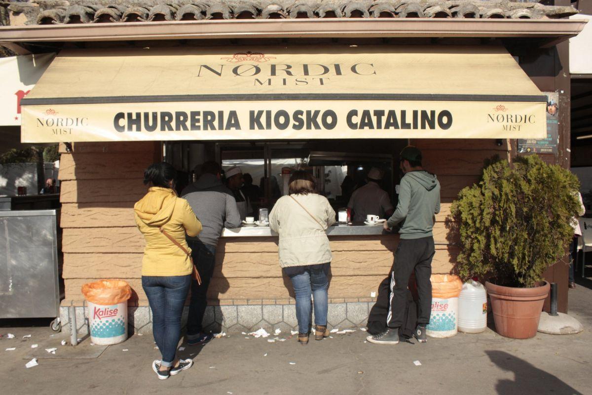 La churrería Kiosko Catalino permanecerá cerrada durante los próximos meses debido a las obras del parque de la Vega