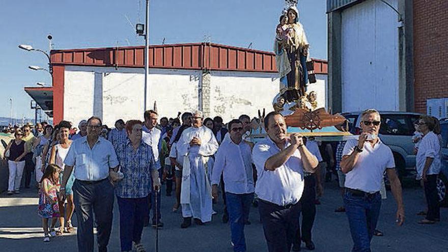 Procesión del Carmen en Sada