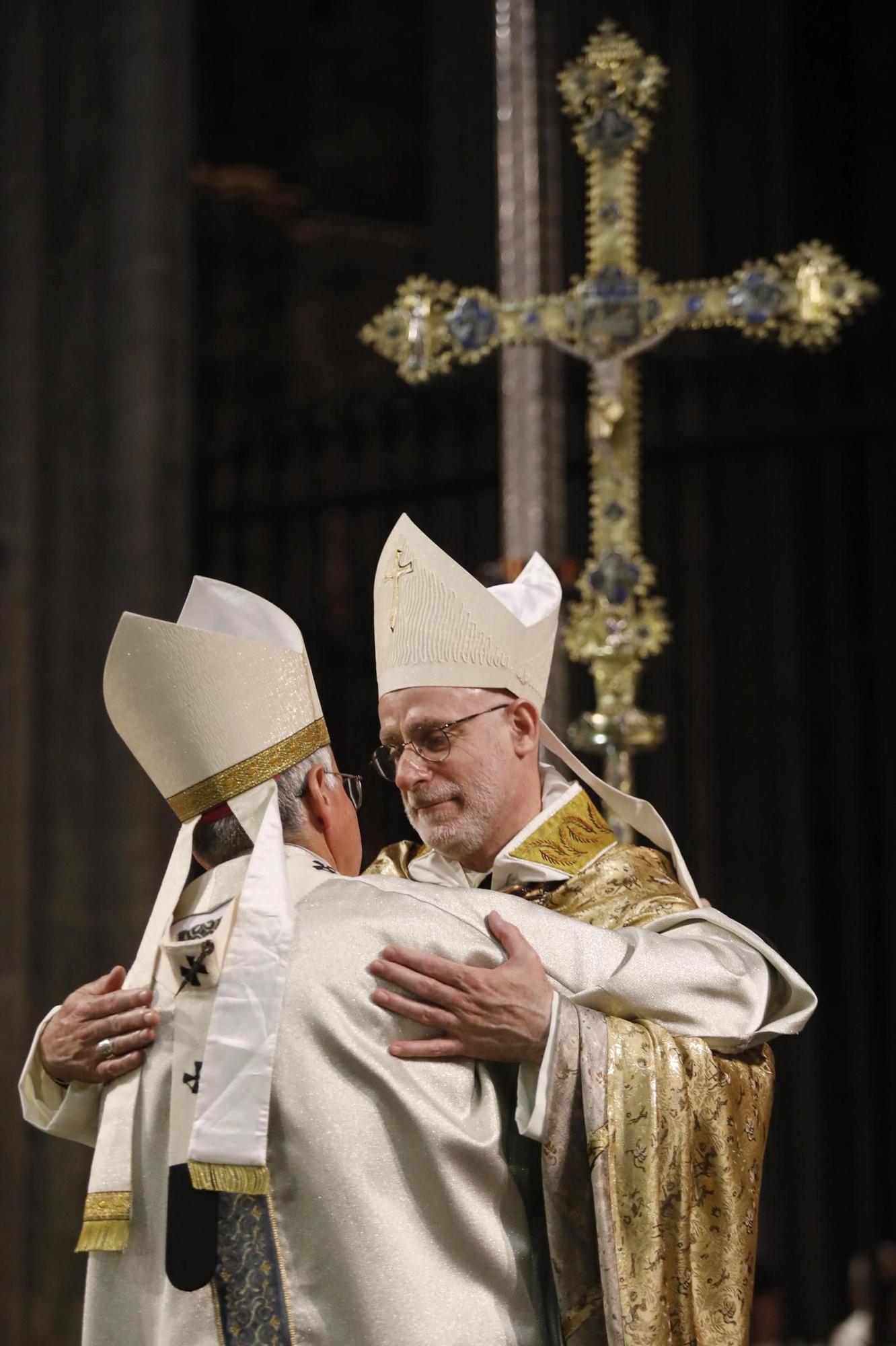 Ordenació d'Octavi Vila com a nou bisbe de Girona,