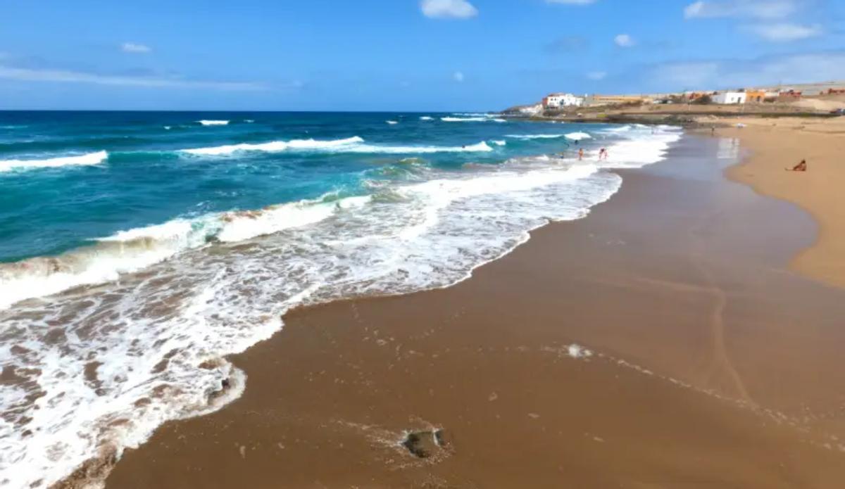 Playa de Bocabarranco, en Gáldar