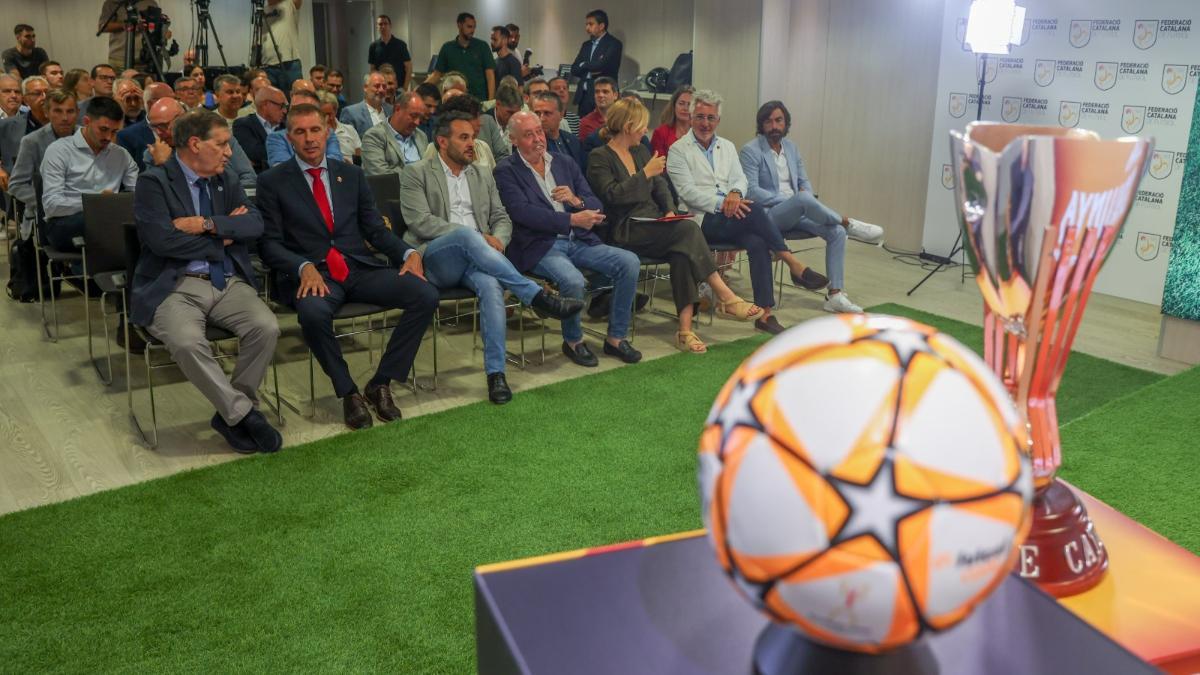La FCF presentó las finales de la Copa Catalunya