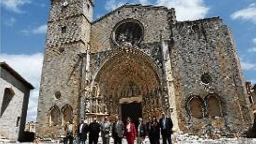 La visita ahir a la basílica de Castelló d&#039;Empúries.