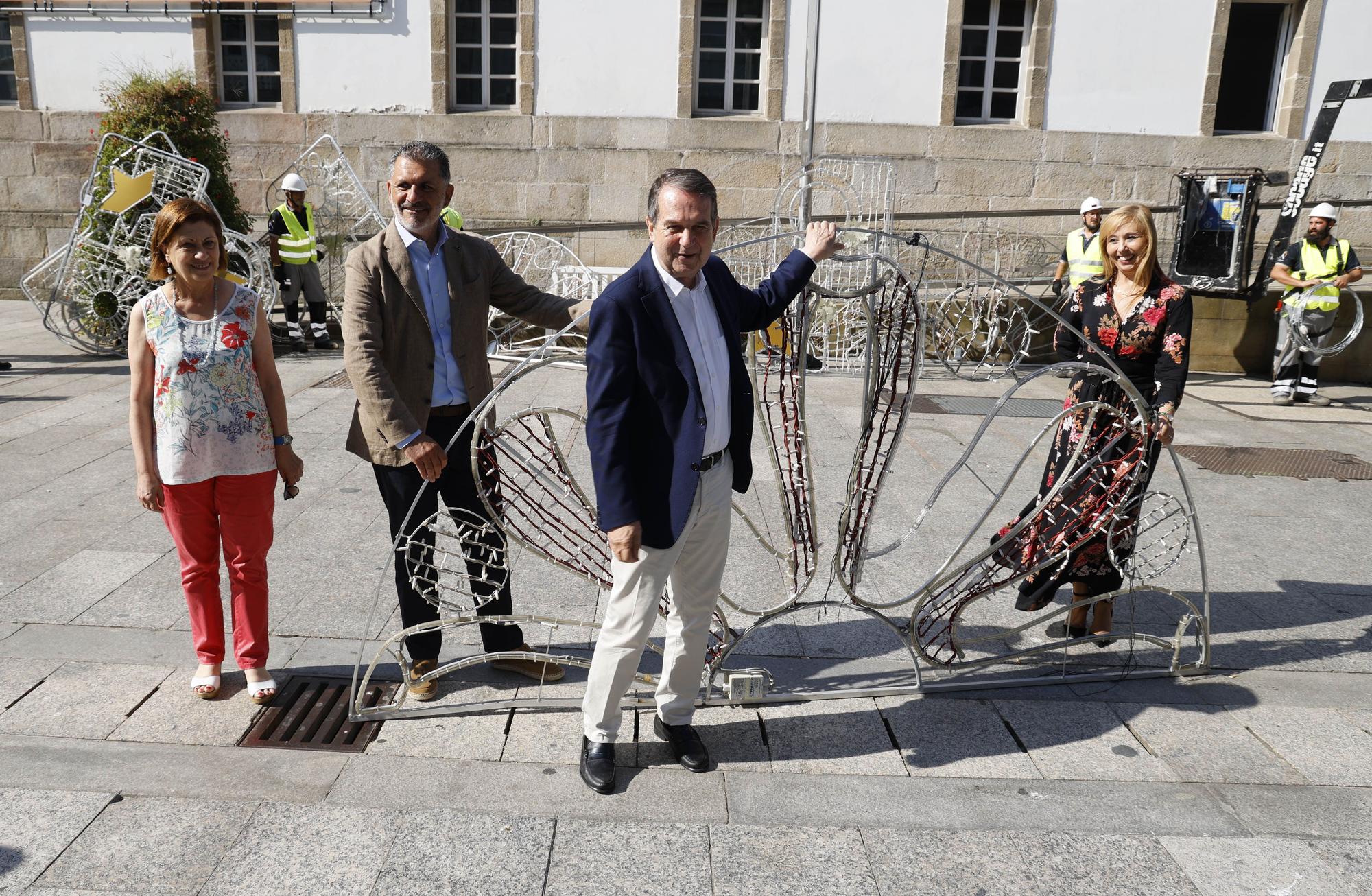 Vigo inicia el montaje de su Navidad este 2 de agosto