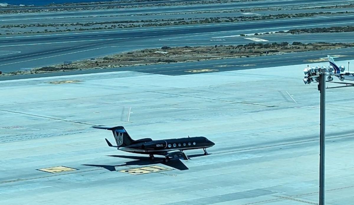 ¿De quién era el elegante jet privado que estuvo de paso en el Aeropuerto de Gran Canaria?