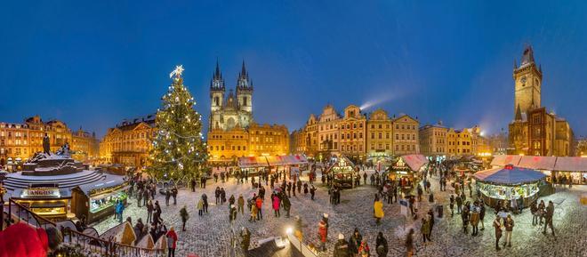 Mercadillo de Navidad en Praga