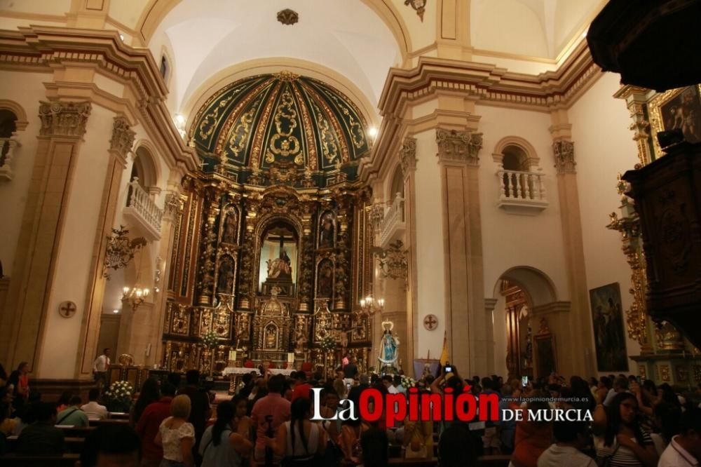 Procesión de la Virgen del Cisne en Lorca