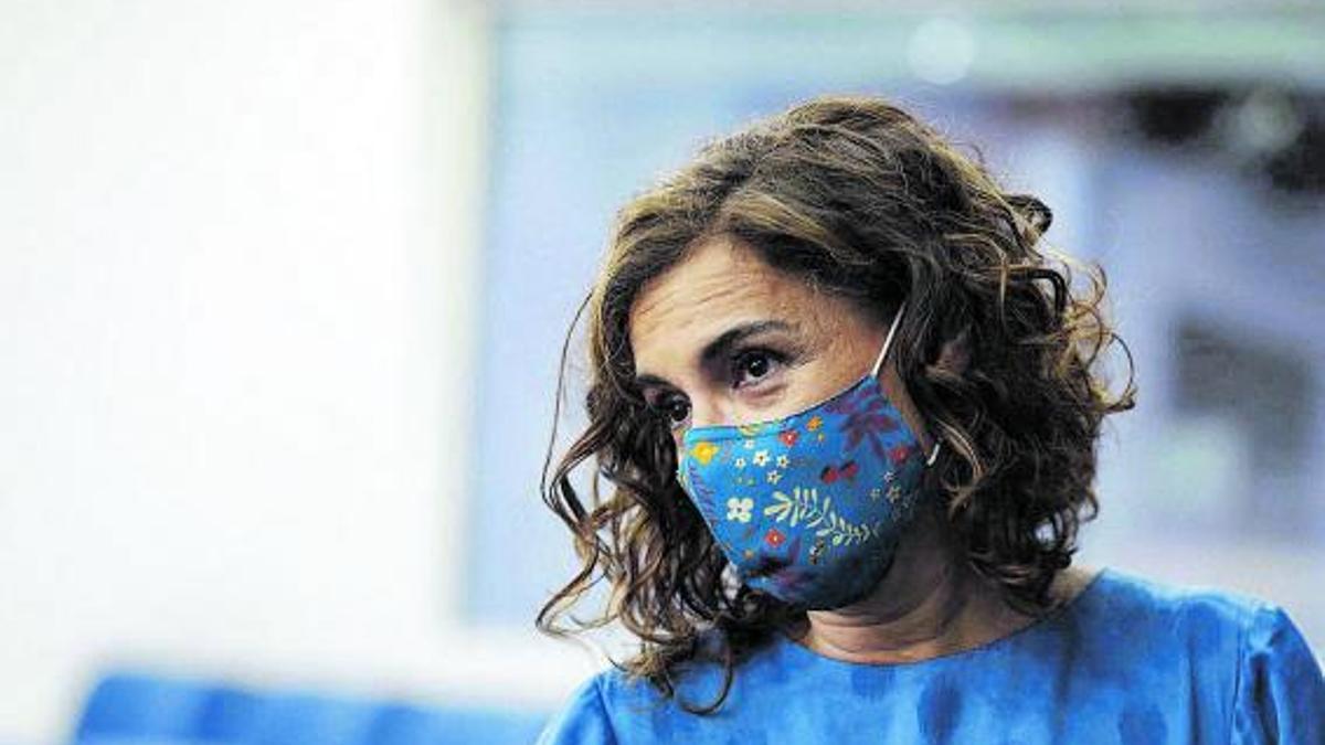 La ministra de Hacienda María Jesús Montero.