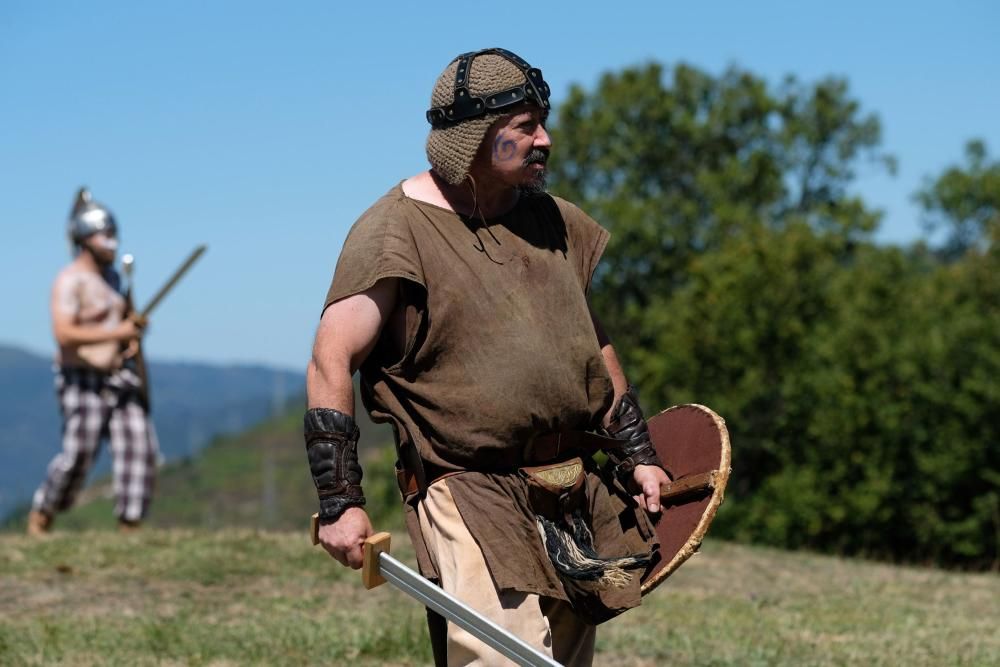 Batalla en la fiesta Astur romana en Carabanzo