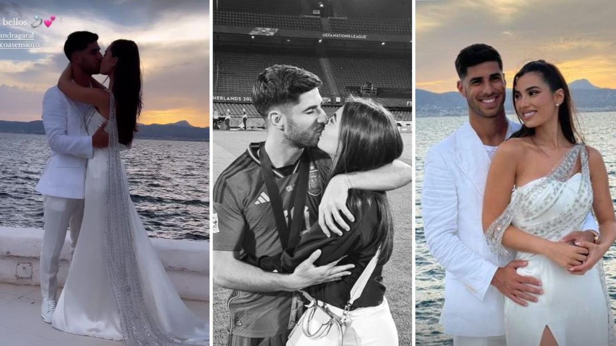 Marco Asensio y Sandra Garal