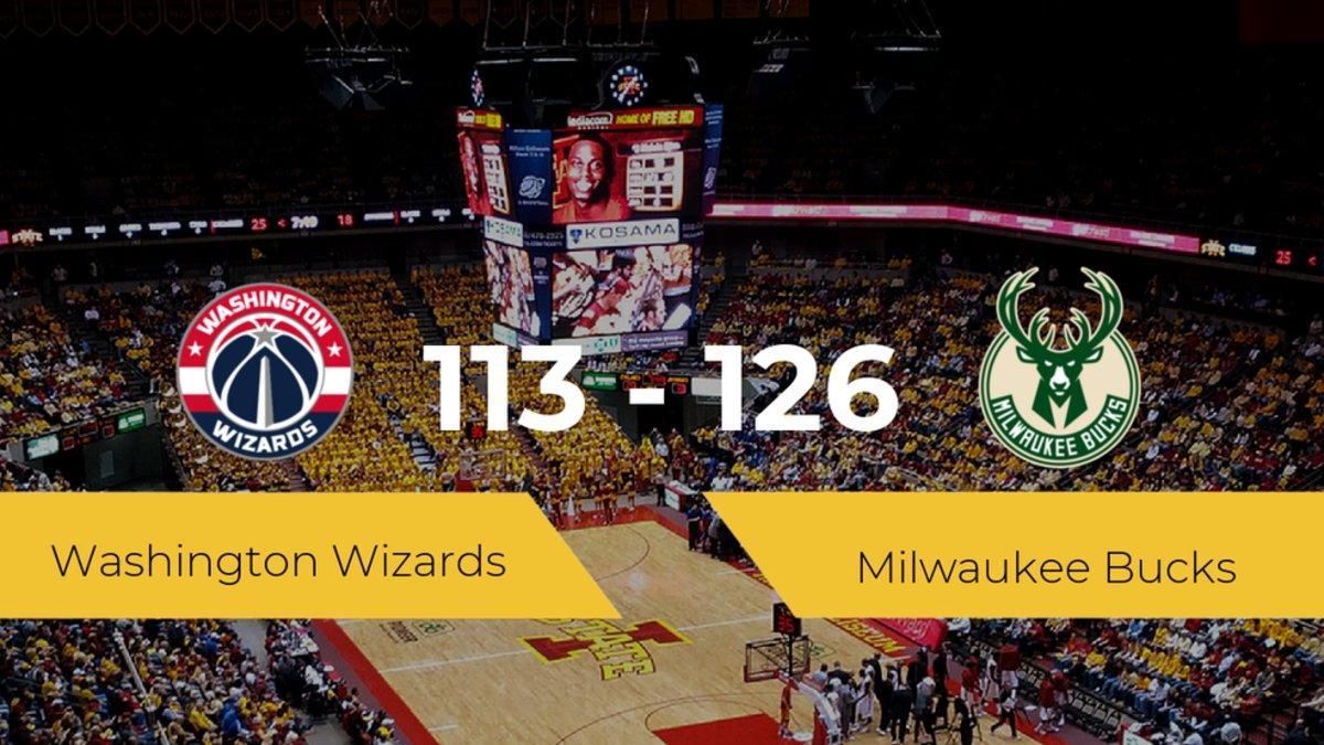 Triunfo de Milwaukee Bucks ante Washington Wizards por 113-126