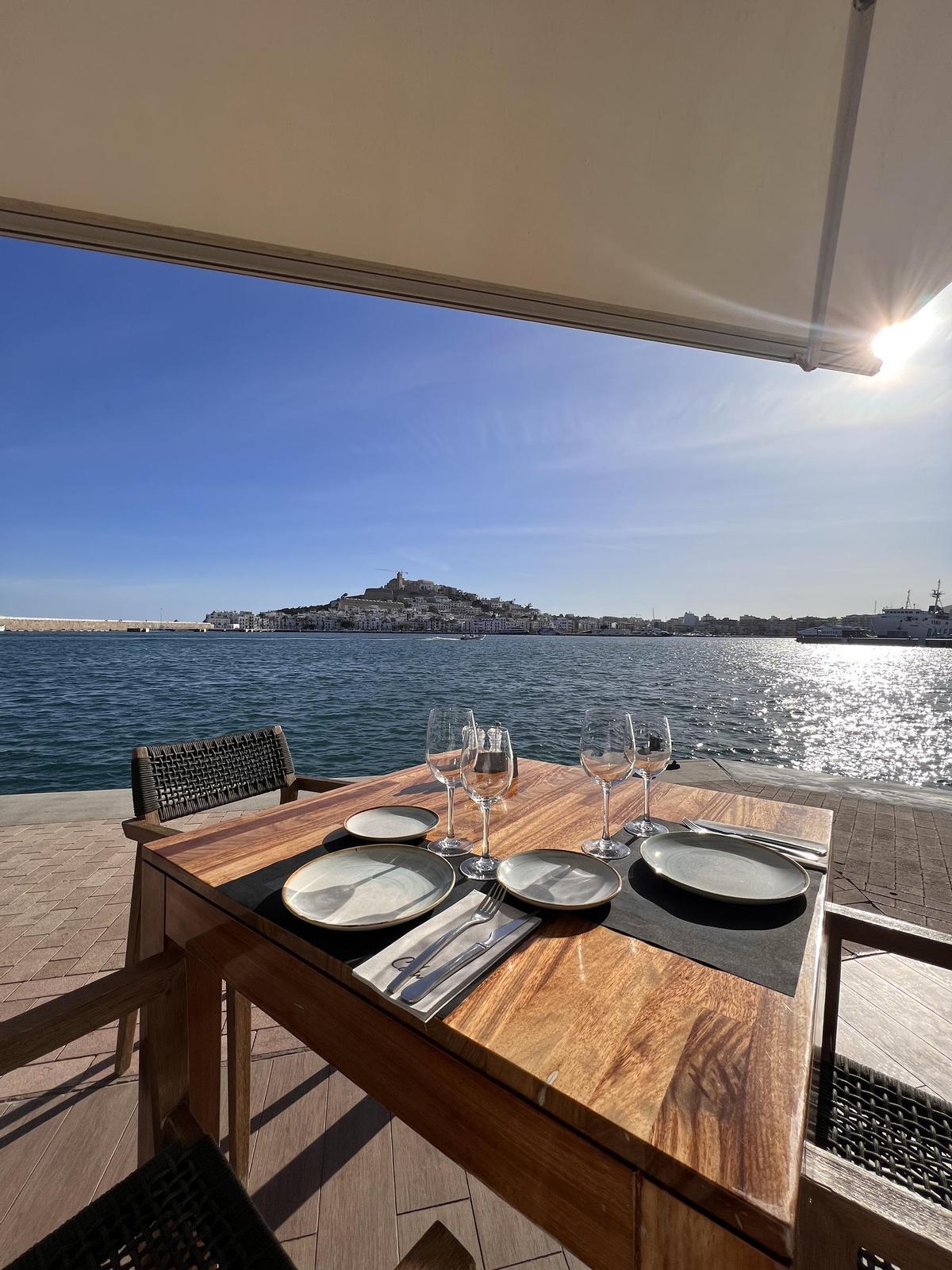 Vistas desde Sa Calma, en Marina Ibiza.
