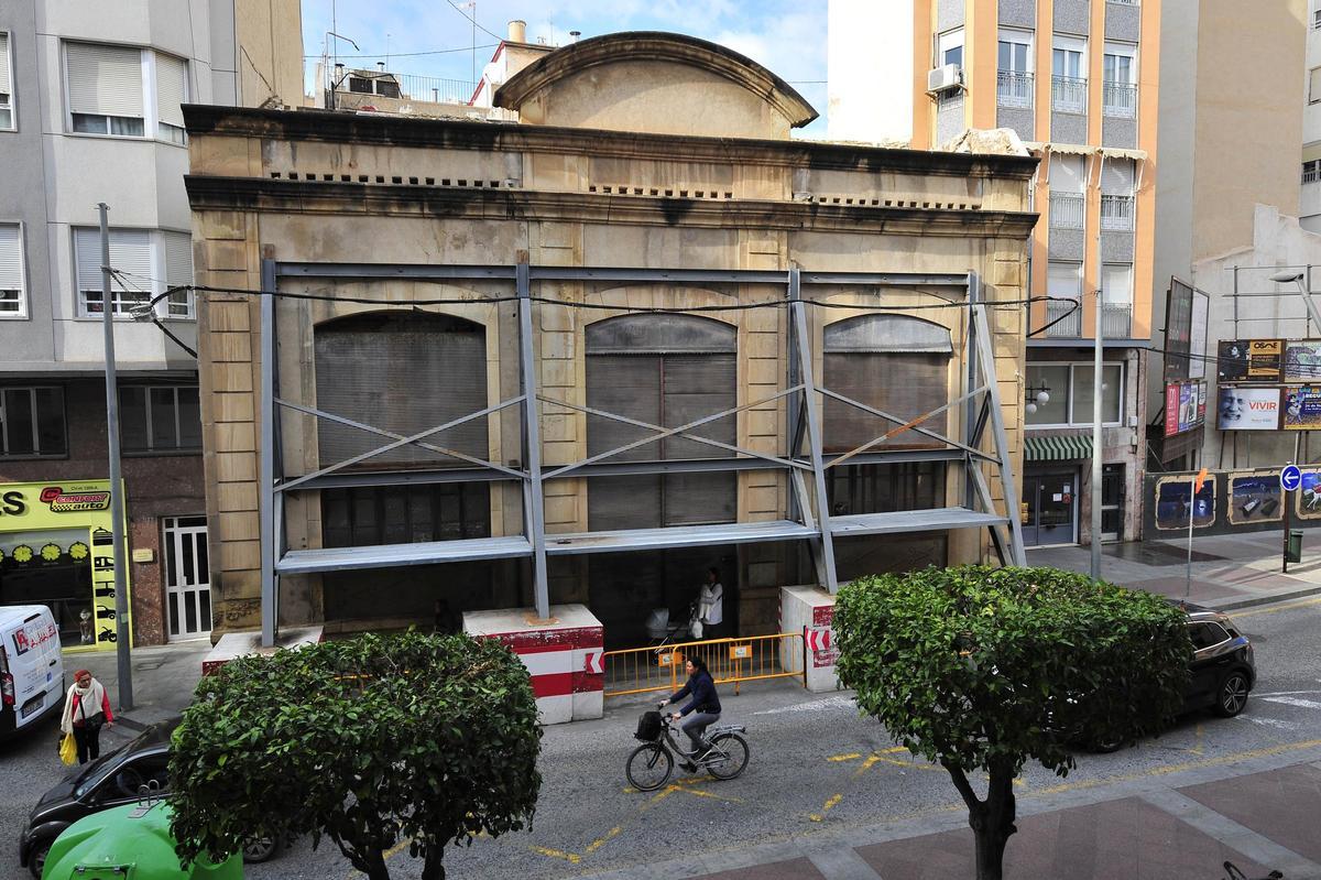 El edificio de El Progreso, apuntalado