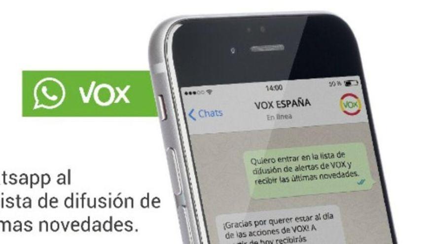 Whatsapp, determinante también en la irrupción de VOX