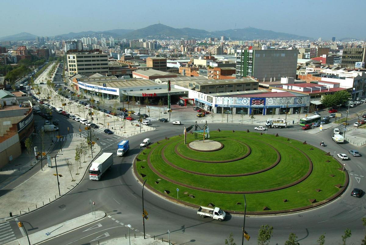 La Rambla de Marina de L'Hospitalet de Llobregat.
