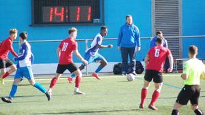 César del Pozo, durante un partido del Can Vidalet