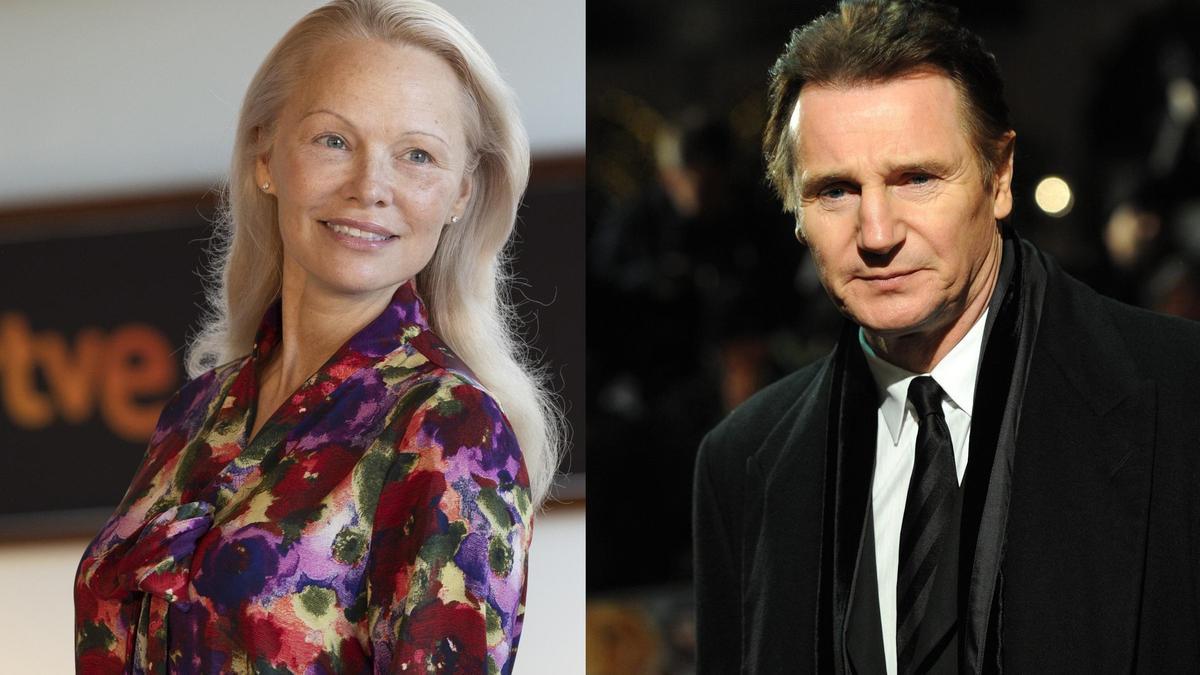 Pamela Anderson revela detalles sobre su romance íntimo y fugaz con Liam Neeson a People