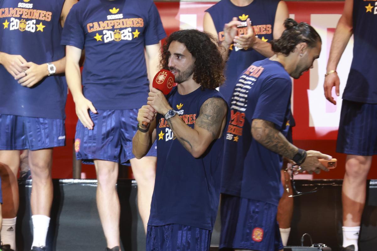 Cucurella, el speaker de 'la Roja'