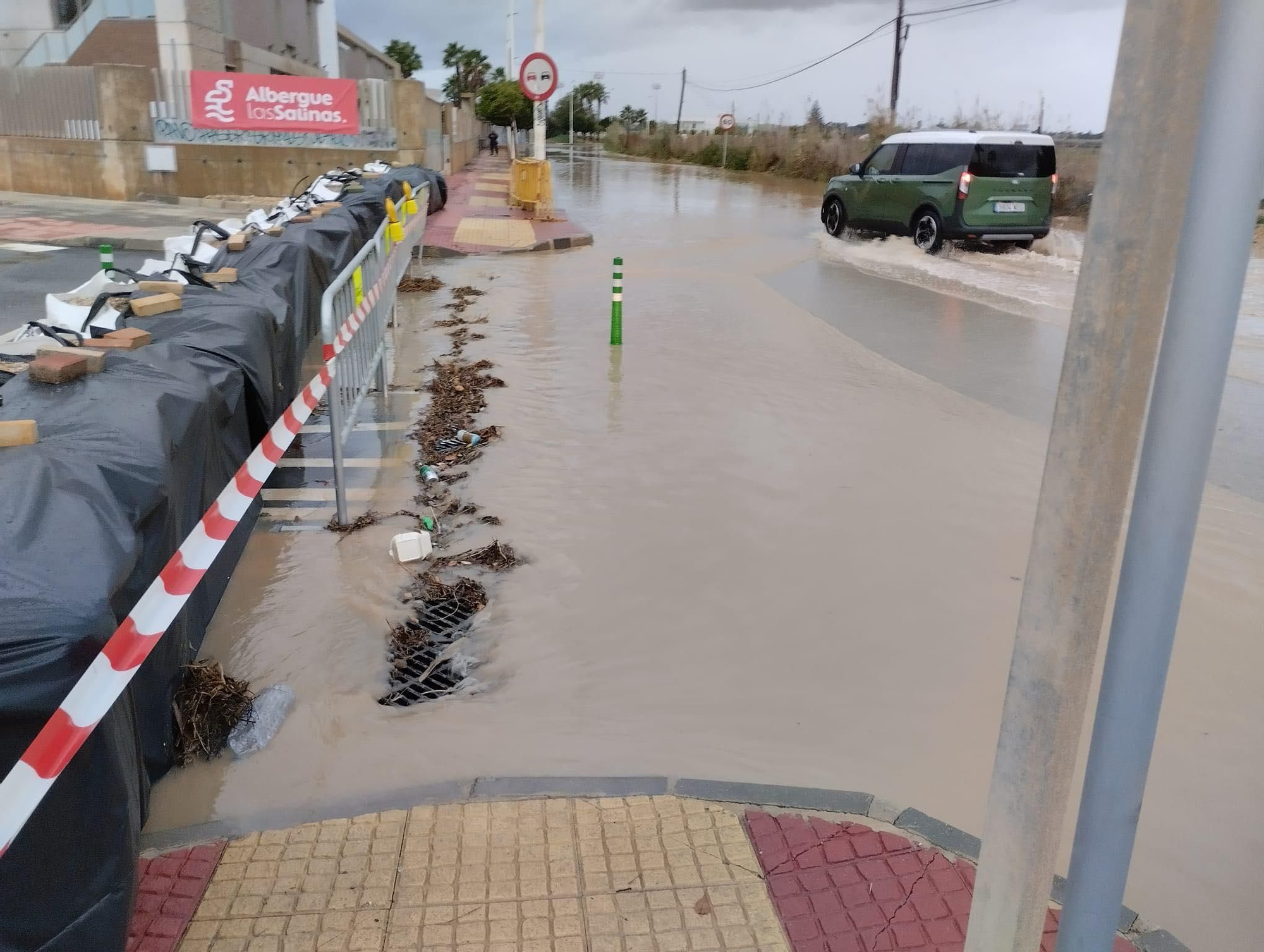 Los estragos de la dana Alice en el litoral de la Región, en imágenes