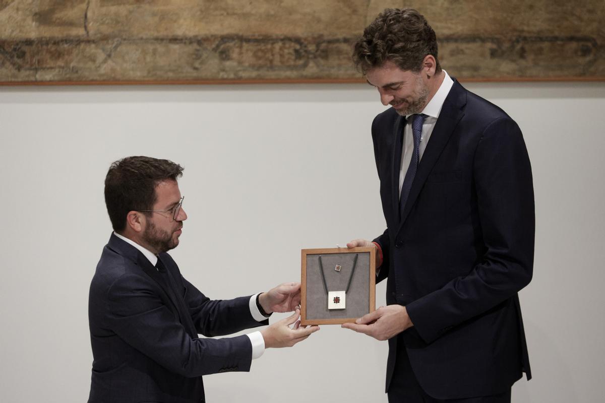 Pau Gasol recibe la Creu de Sant Jordi