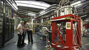 Vista interna del sincrotrón Alba, en el municipio de Cerdanyola del Vallès, una de las grandes instalaciones científicas de Catalunya.