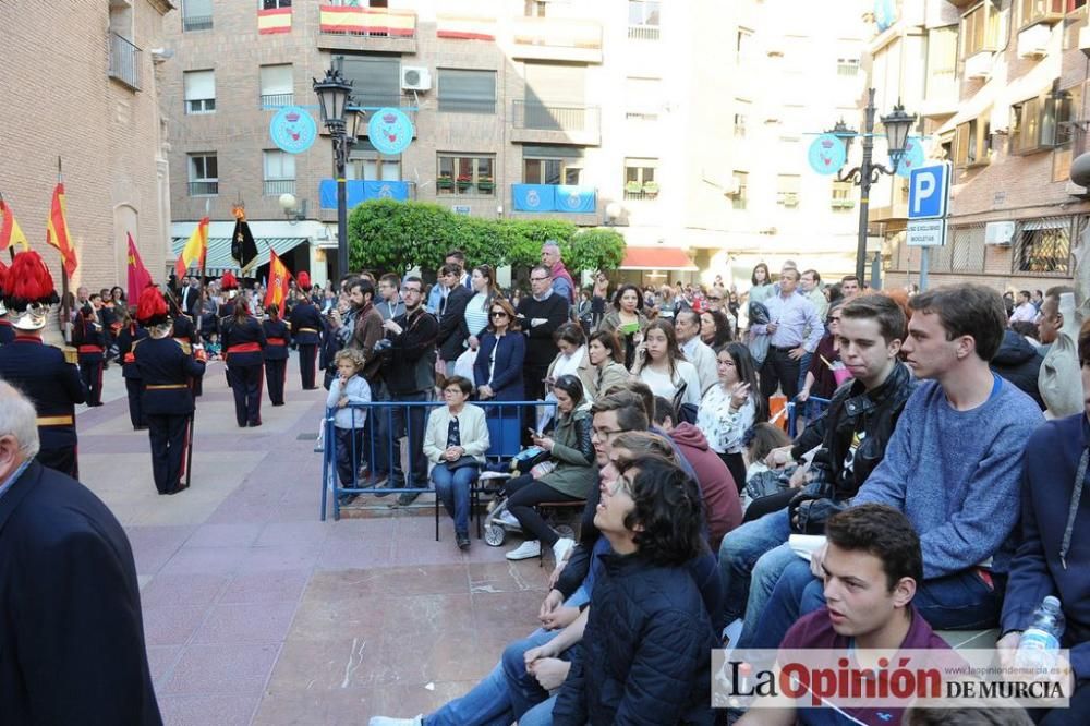 La procesión del Amparo a su salida de San Nicolás