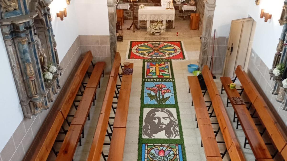 Arte efímero en Zardaín, Tineo