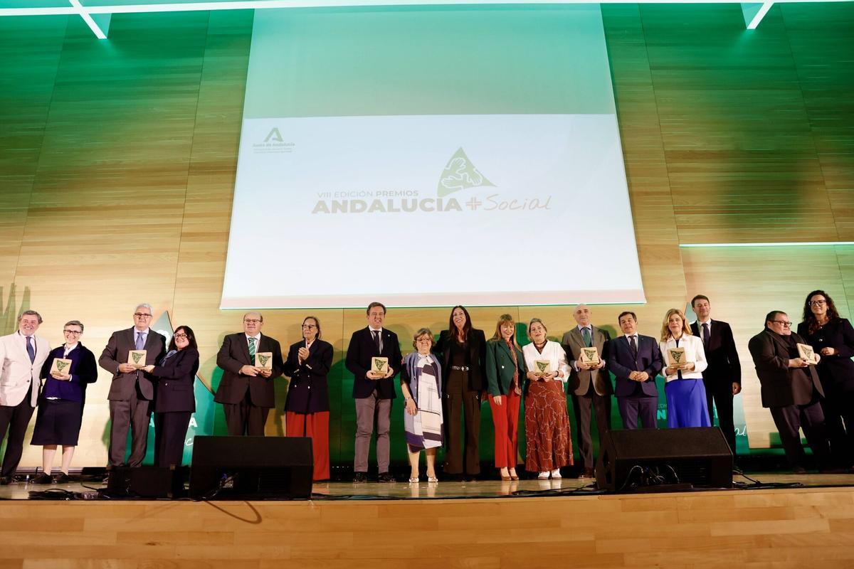 Fundación ETEA y Ayuntamiento de Lucena, entre los galardonados en los Premios Andalucía + Social en Córdoba.