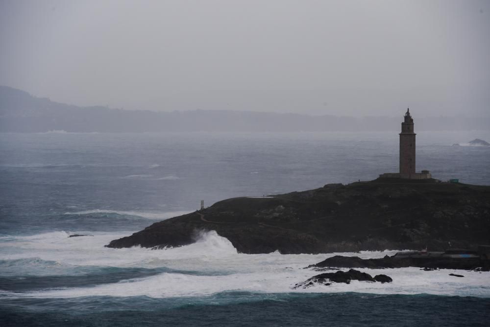 Alerta roja en el litoral de A Coruña y Pontevedra