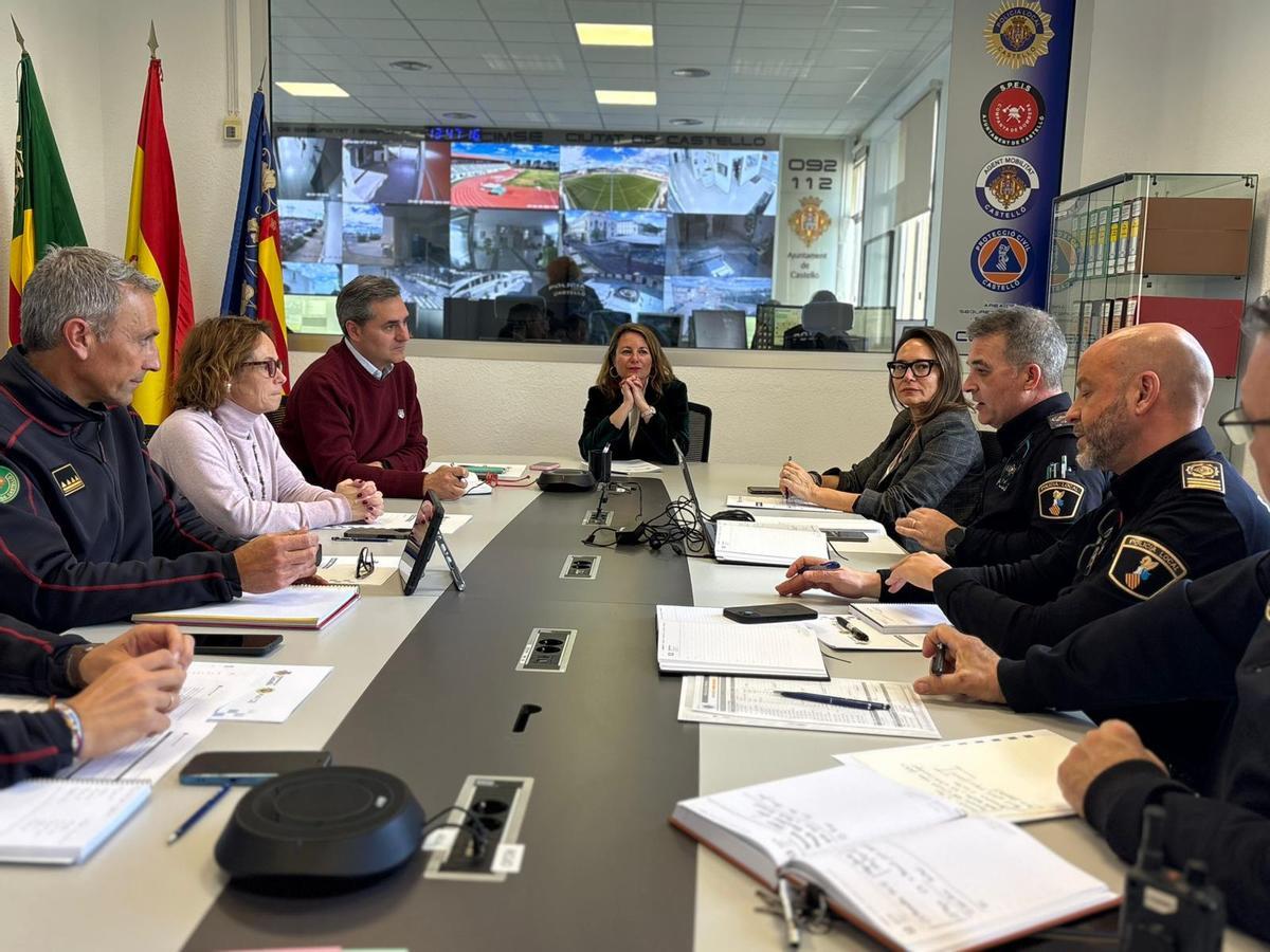 La alcaldesa, Begoña Carrasco, en la reunión del Cecopal.
