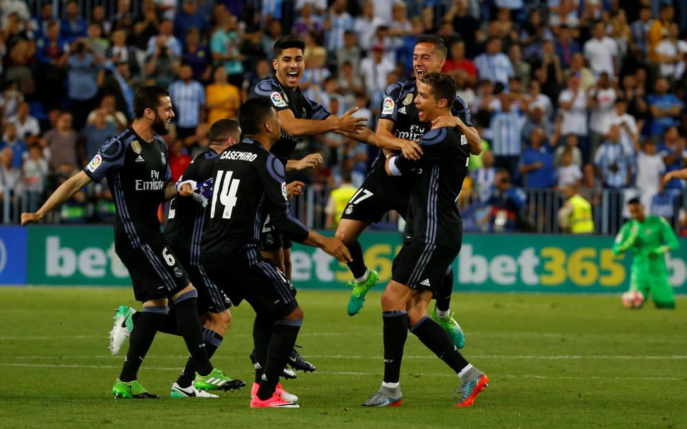 El Reial Madrid guanya la Lliga a Màlaga (0-2)