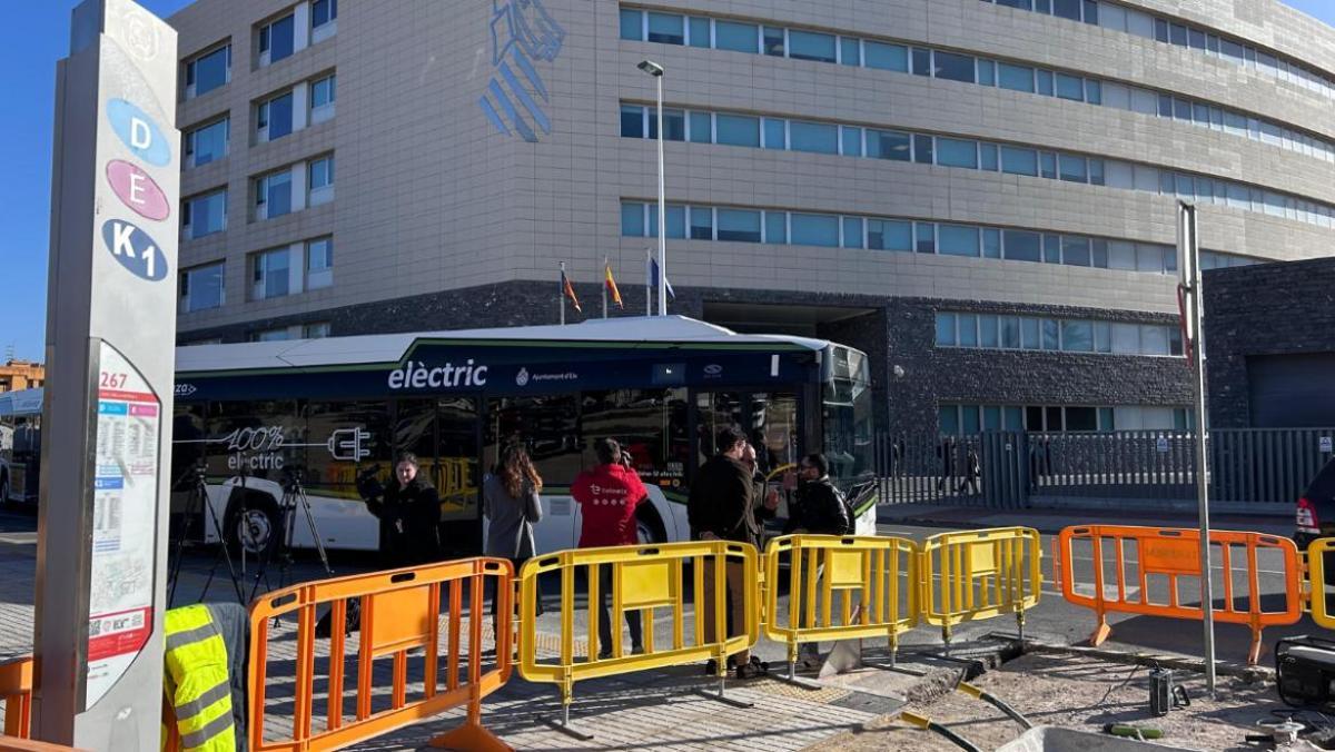 Las obras para mejorar la movilidad y accesibilidad en la parada del autobús del Palacio de Justicia ya han comenzado