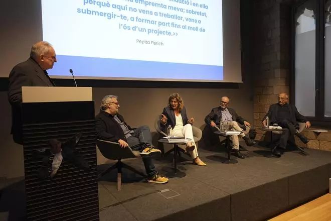 Les imatges de la presentació del llibre de la Fundació Ramon Noguera