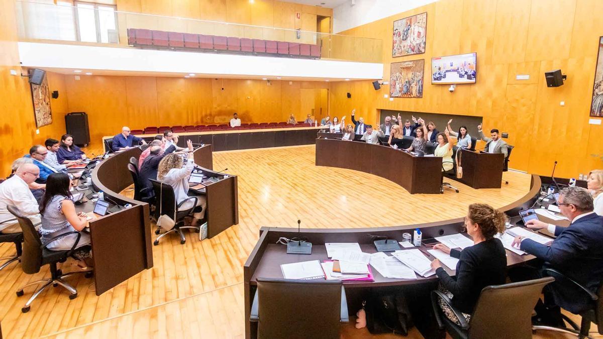 Pleno extraordinario para aprobación inicial de los presupuestos municipales de Benidorm.