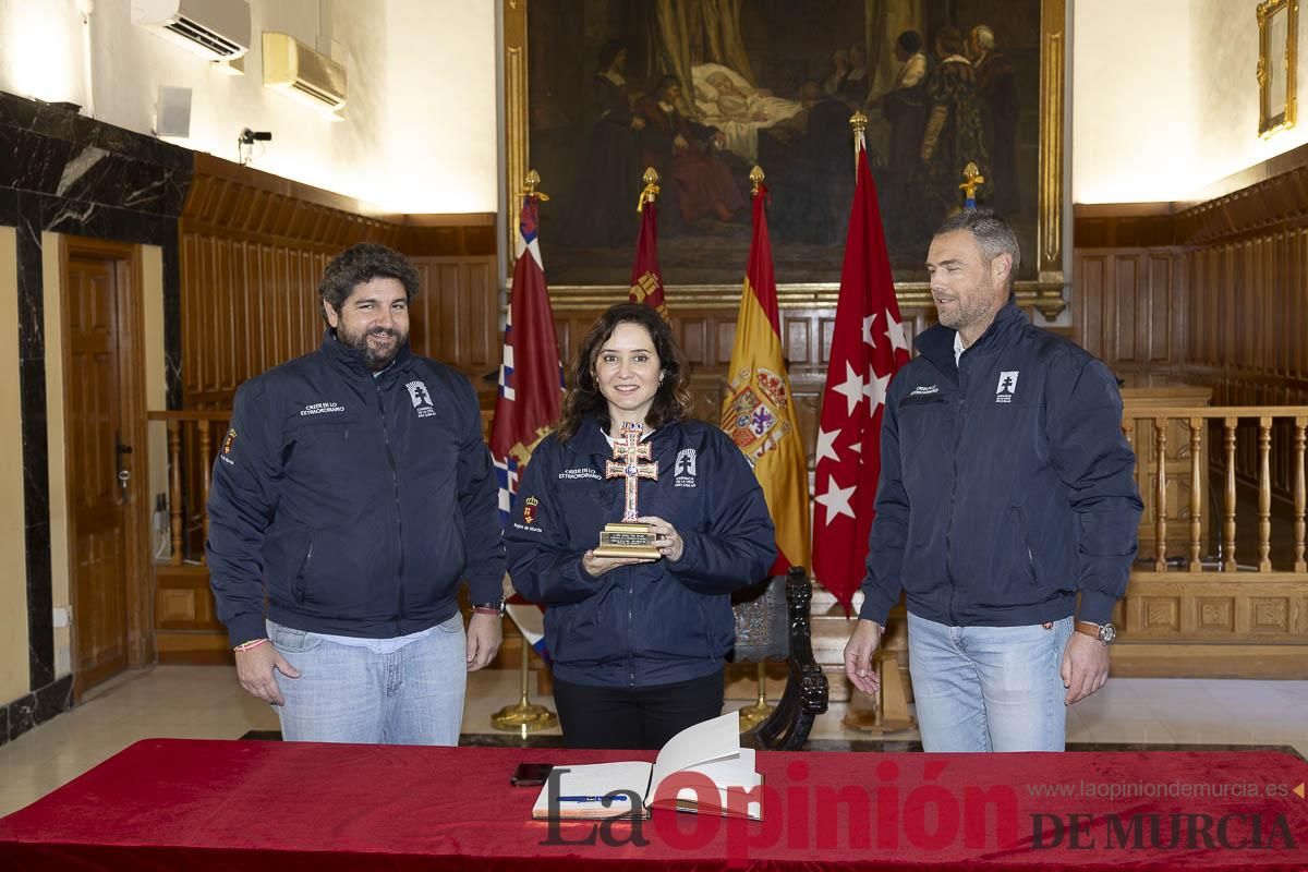Así ha sido la visita de Isabel Díaz Ayuso a Caravaca de la Cruz