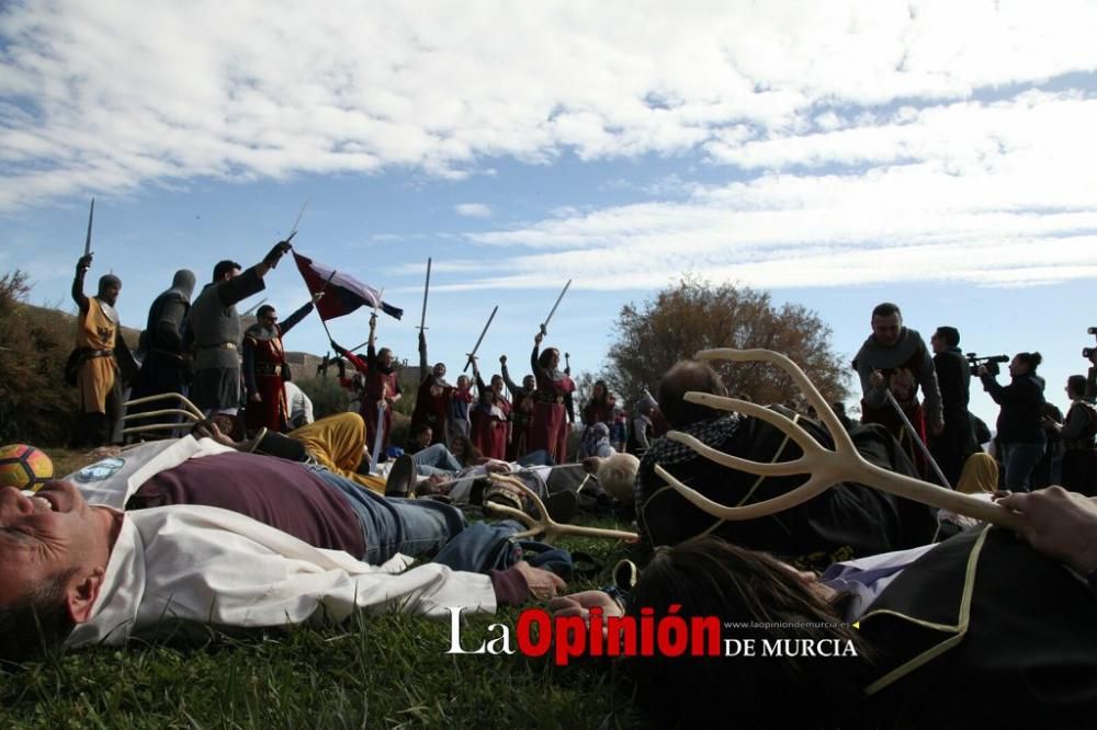 Refriega, acto de capitulación del Torneo Medieval y degustación de arroz desde la Fortaleza del Sol de Lorca