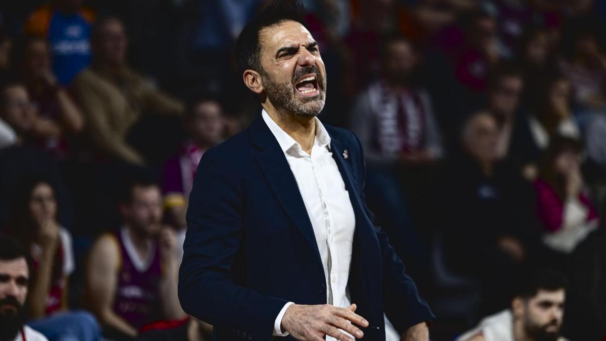 Jesús Ramírez, en el encuentro de Liga entre el Casademont Zaragoza y el Hiopos Lleida.