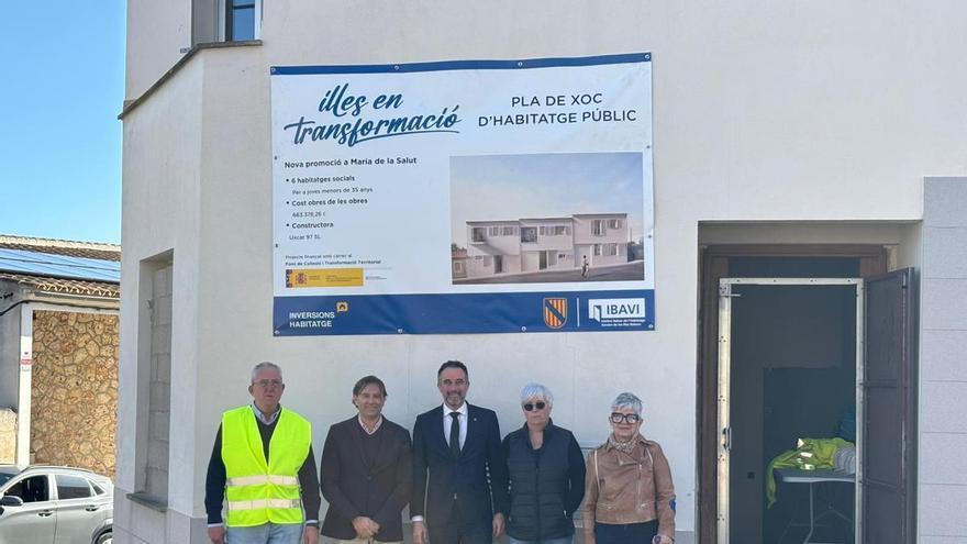 El Ibavi reforma seis viviendas públicas destinadas a jóvenes en Maria de la Salut