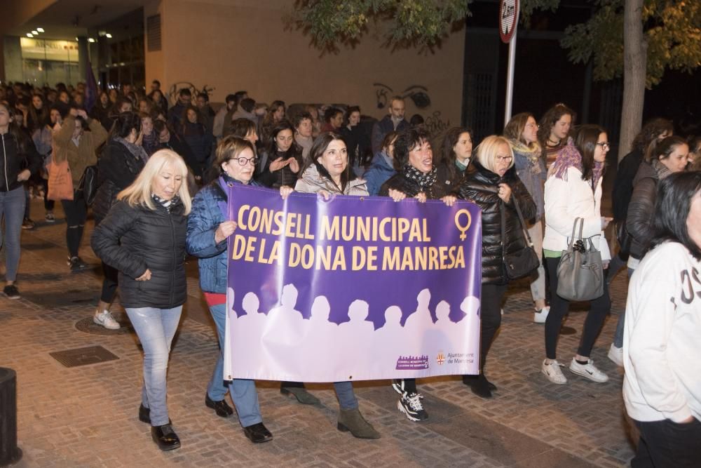 Manifestació contra la sentència de la violació a