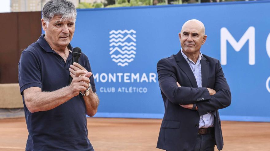 Toni Nadal ofrece una charla en la pista central sobre motivación en Montemar