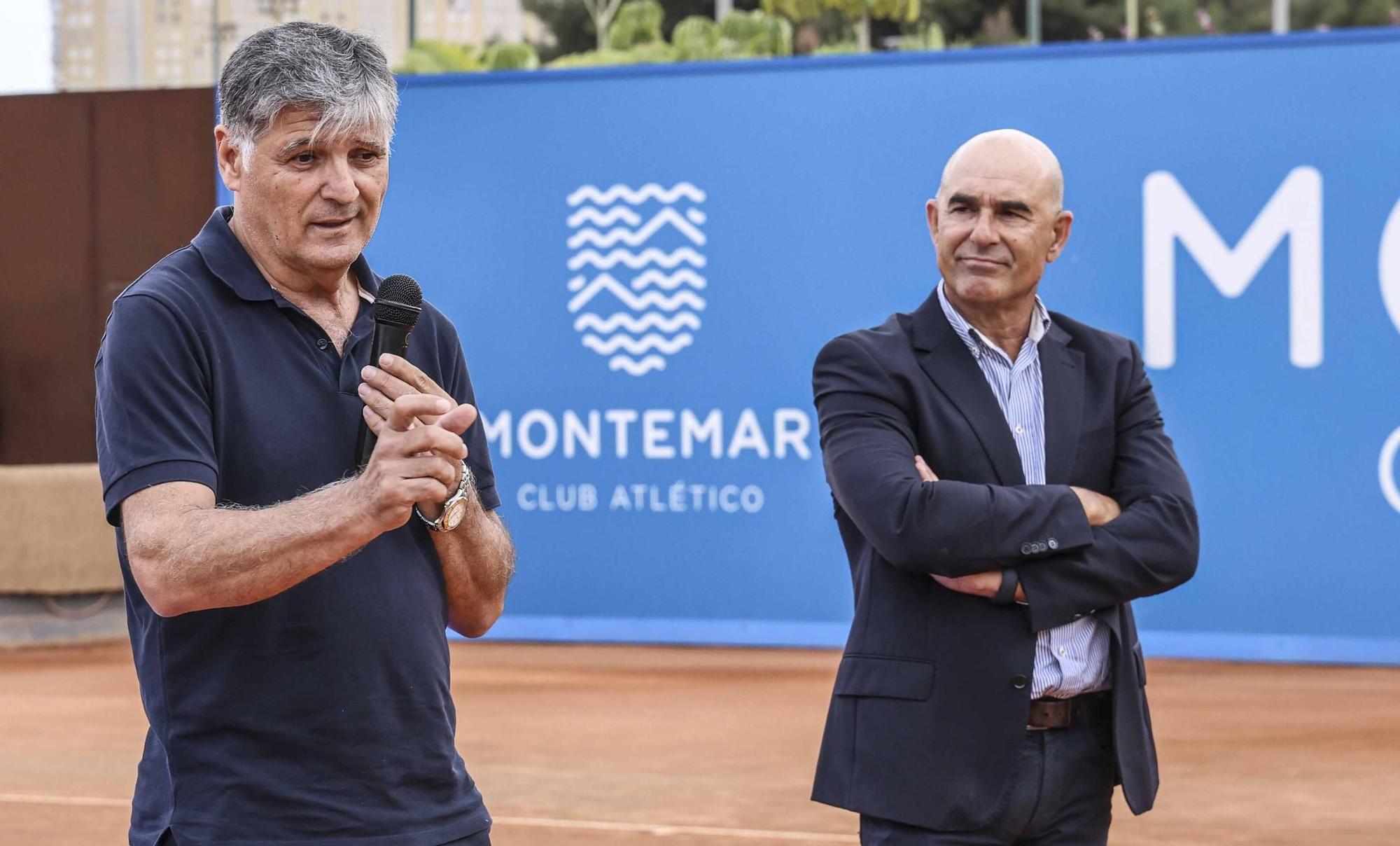 Toni Nadal ofrece una charla en la pista central sobre motivación en Montemar