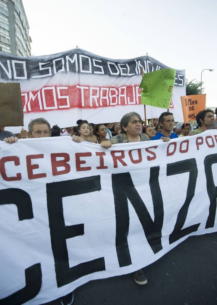 Percebeiros furtivos de O Portiño piden licencias