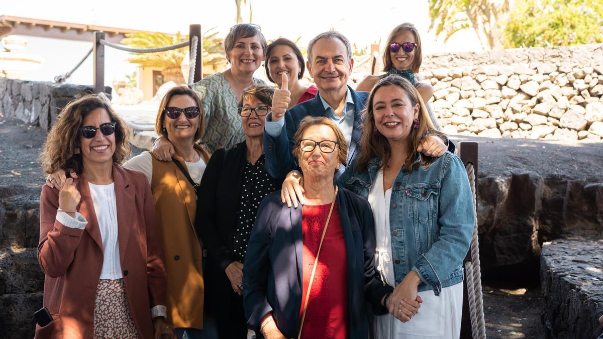 Acto del PSOE de Lanzarote con José Luis Rodríguez Zapatero en La Florida