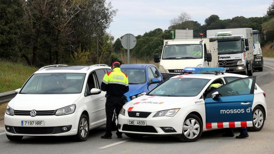 Un control que els Mossos d&#039;Esquadra van fer el mes de març