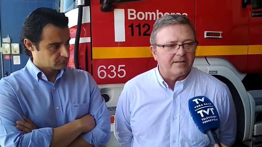 El diputado de Bomberos anuncia el refuerzo de personal del parque de Torrevieja