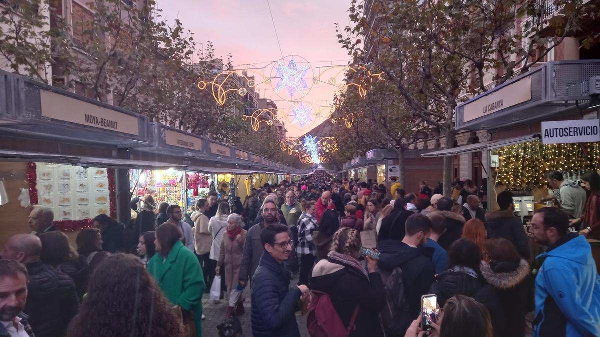 La Feria de Navidad de Xixona, en su último día el pasado 8 de diciembre