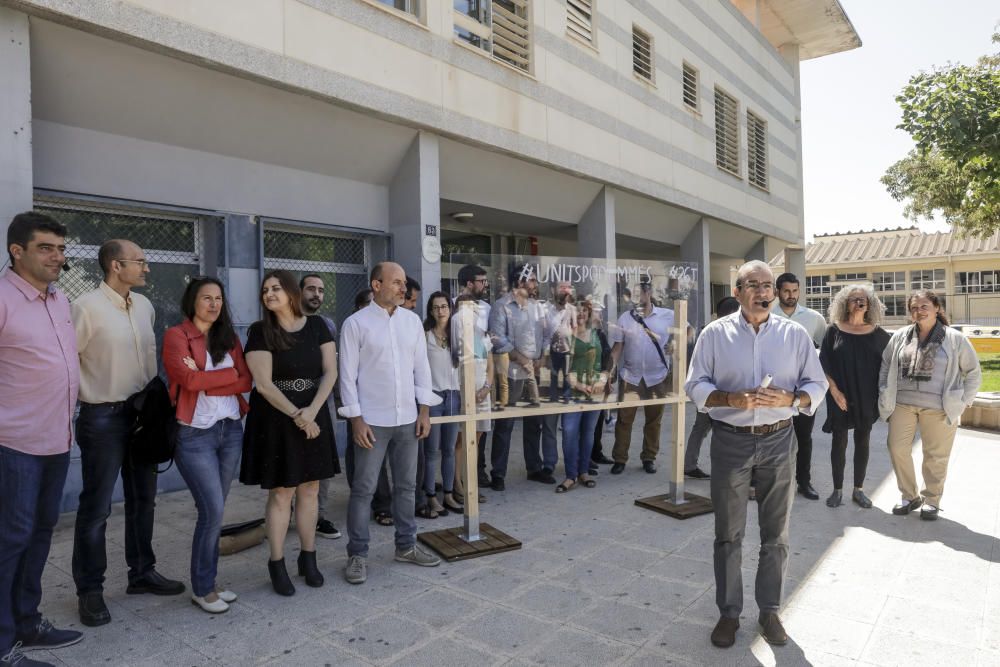 Presentación de la candidatura de Podemos, Més y Esquerra Unida