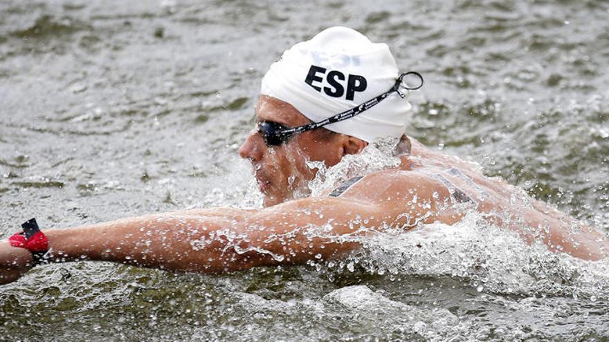 &#039;Kiko&#039; Hervás durante la carrera de 10 kilómetros