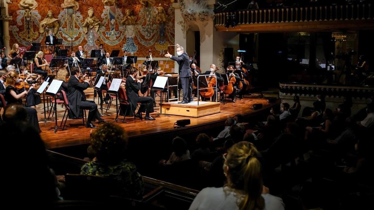 Recital de la Simfònica del Liceu en el Palau de la Música.