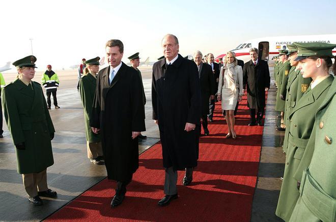 El rey Juan Carlos I en un viaje en 2006
